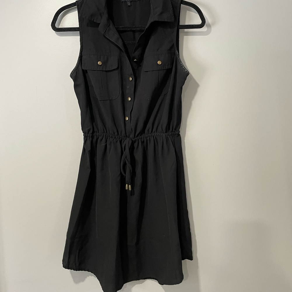 Black Collar Dress